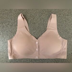 Seamless Nude Bra with Snap Front (Brand New, Never Worn)